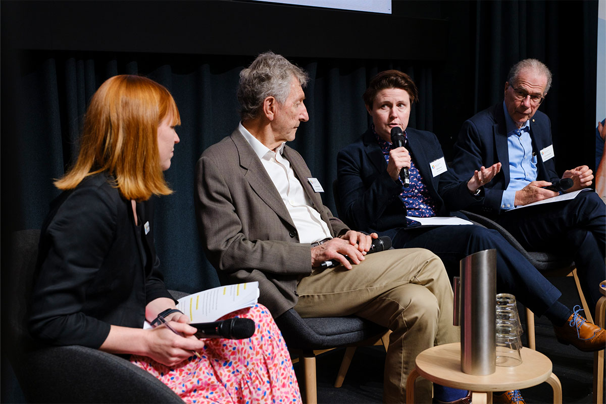 A group of speakers at a Members Policy Forum